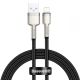 Baseus Cafule Series Metal Kabel USB - Lightning - 2.4 A- 2 Meter - Sort