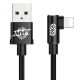 Baseus MVP Elbow Type Kabel USB til Lightning - 1.5A - 2 Meter - Sort