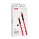 XO-NB127 Lightning Kabel - 2.1A - 1 Meter - Rød