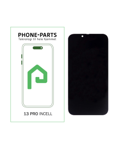 iPhone 13 Pro skærm - inkl. tape - Premium Incell LCD (PP) - 60 hz