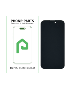 iPhone 16 Pro skærm - Original OLED (Refurbished) - 120 Hz