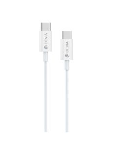 Devia EC042 - USB-C til USB-C - 1 m - Hvid
