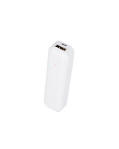 Setty Powerbank - 2600 mAh 5V - Hvid