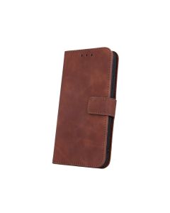 Smart Velvet Flip Cover - iPhone 14 Pro - Brun