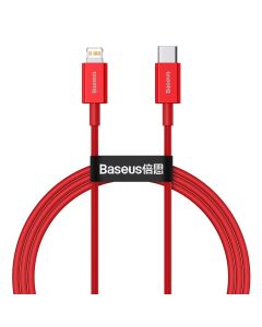 Baseus Superior Series Fast Charging Data Kabel USB-C til Lightning - 20W - 1 Meter - Rød