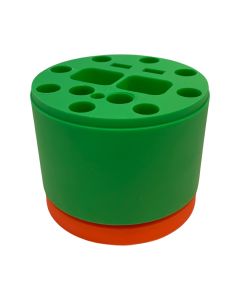 Roterende opbevaringsboks til værktøj 