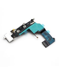 iPhone 5S - Lade dock, mikrofon og jack stik (Original) - Hvid