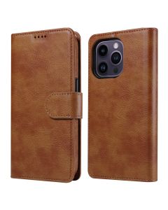 LEMON Flip Cover med MagSafe - iPhone 14 - Brun