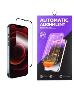 Heldækkende Skærmbeskyttelse med applikator (9D)  - iPhone 12 Pro