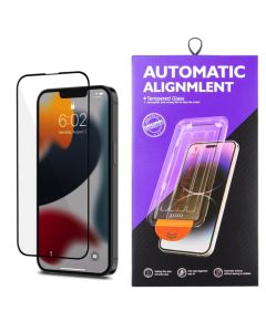 Heldækkende Skærmbeskyttelse med applikator (9D)  - iPhone 14