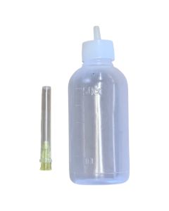 Plastik flaske med nåle spids  