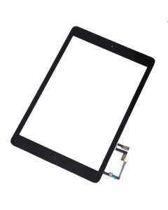 iPad Air Digitizer - Med Home Knap - OEM (PP) - Sort