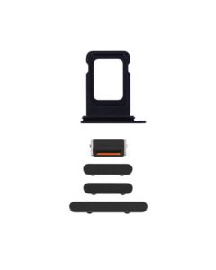 iPhone 12 Pro Max - Knapsæt (Original) - Sort