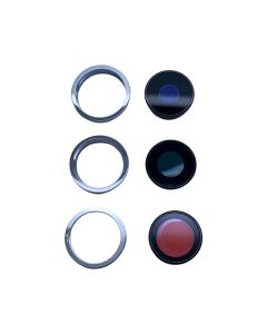 iPhone 13 Pro - Linse Holder & Glas Linse - Hvid (Original) 