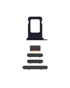 iPhone 14 Plus - Knapsæt (Original) - Sort