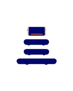 iPhone 12 Mini - Knapsæt - Blå