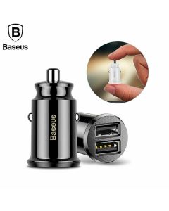 Biloplader - Baseus Grain Mini Smart Dual-USB 3.1A