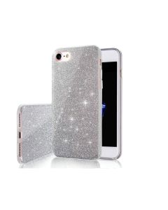 Glitter 3i1 Cover - iPhone 12 Mini - Sølv 