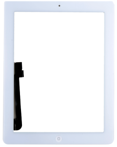iPad 3 Skærm - Prime (NCC) - Komplet Glas / Digitizer - Med Home Knap - Hvid