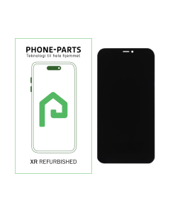 iPhone XR skærm - Toshiba Original LCD (Refurbished) - m. Bagplade
