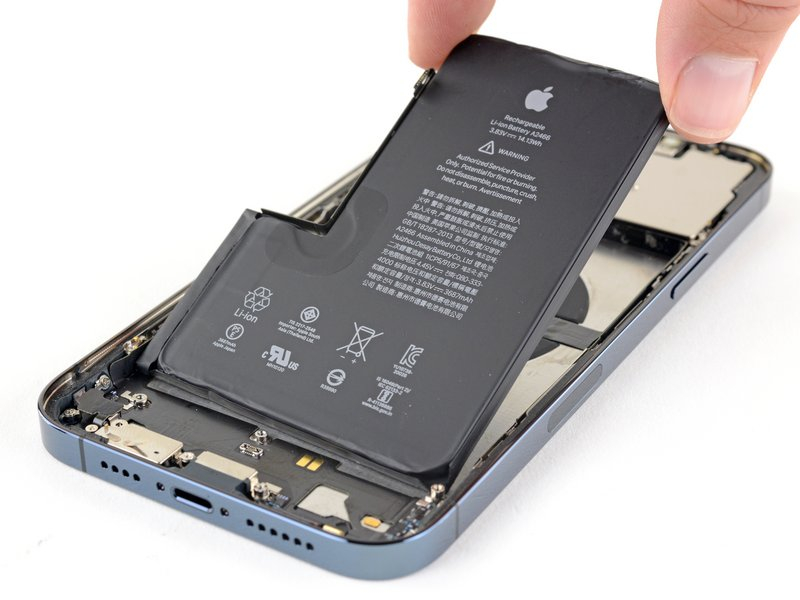 iPhone 12 pro max batteri skift